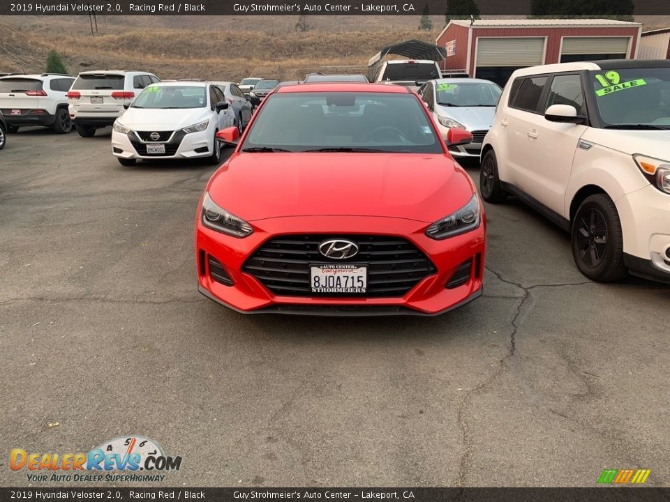 2019 Hyundai Veloster 2.0 Racing Red / Black Photo #2