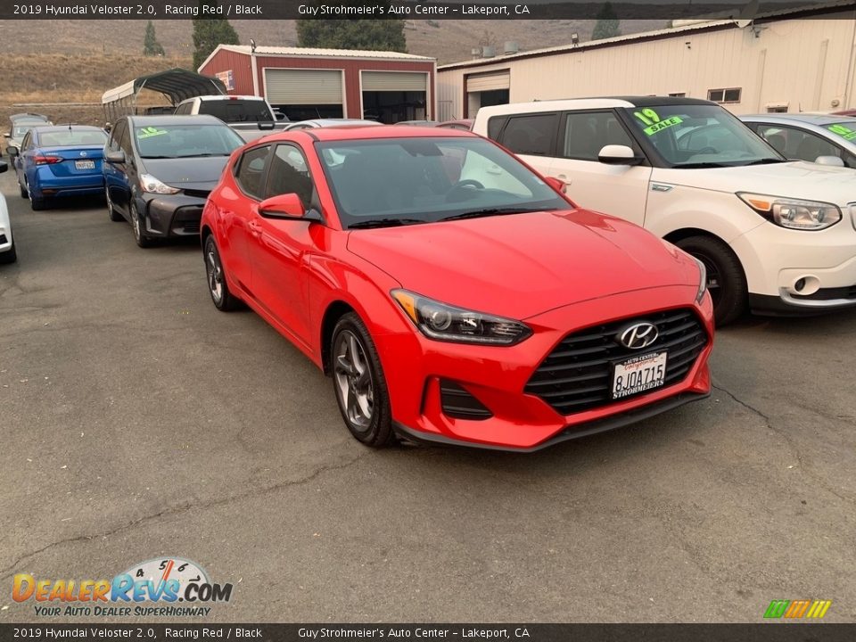 2019 Hyundai Veloster 2.0 Racing Red / Black Photo #3