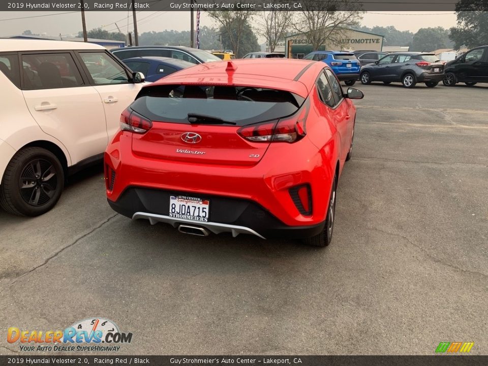 2019 Hyundai Veloster 2.0 Racing Red / Black Photo #4