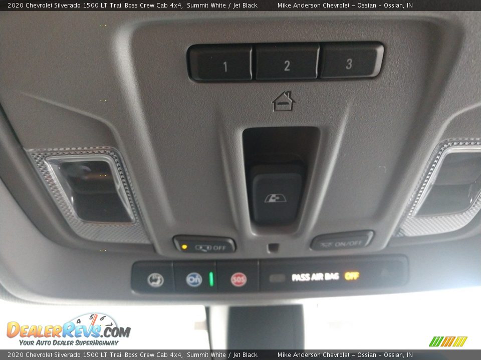 2020 Chevrolet Silverado 1500 LT Trail Boss Crew Cab 4x4 Summit White / Jet Black Photo #33