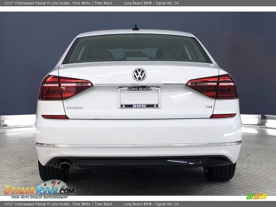 2017 Volkswagen Passat R-Line Sedan Pure White / Titan Black Photo #3