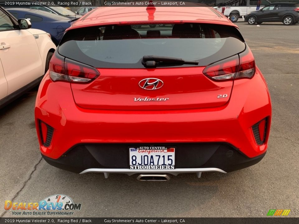 2019 Hyundai Veloster 2.0 Racing Red / Black Photo #13