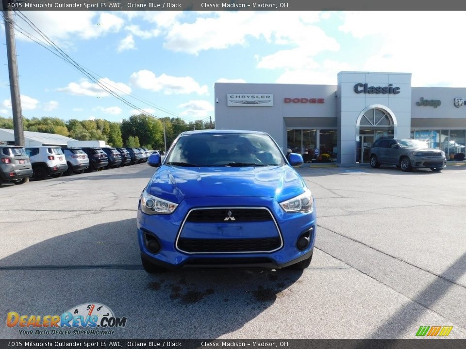 2015 Mitsubishi Outlander Sport ES AWC Octane Blue / Black Photo #2