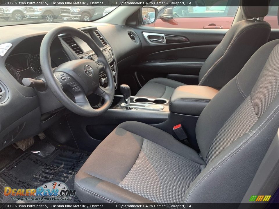 2019 Nissan Pathfinder S Caspian Blue Metallic / Charcoal Photo #4