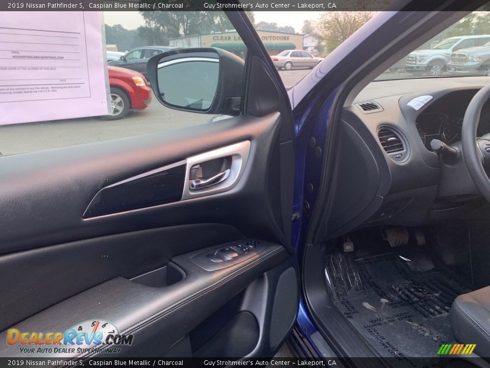 2019 Nissan Pathfinder S Caspian Blue Metallic / Charcoal Photo #5