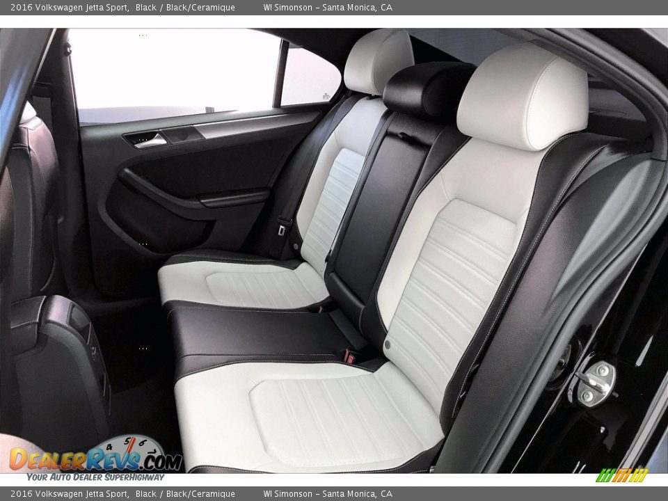 Rear Seat of 2016 Volkswagen Jetta Sport Photo #15