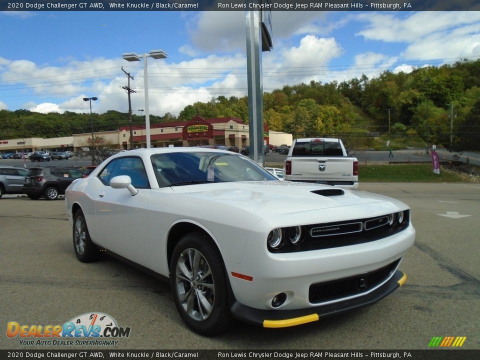 2020 Dodge Challenger GT AWD White Knuckle / Black/Caramel Photo #1