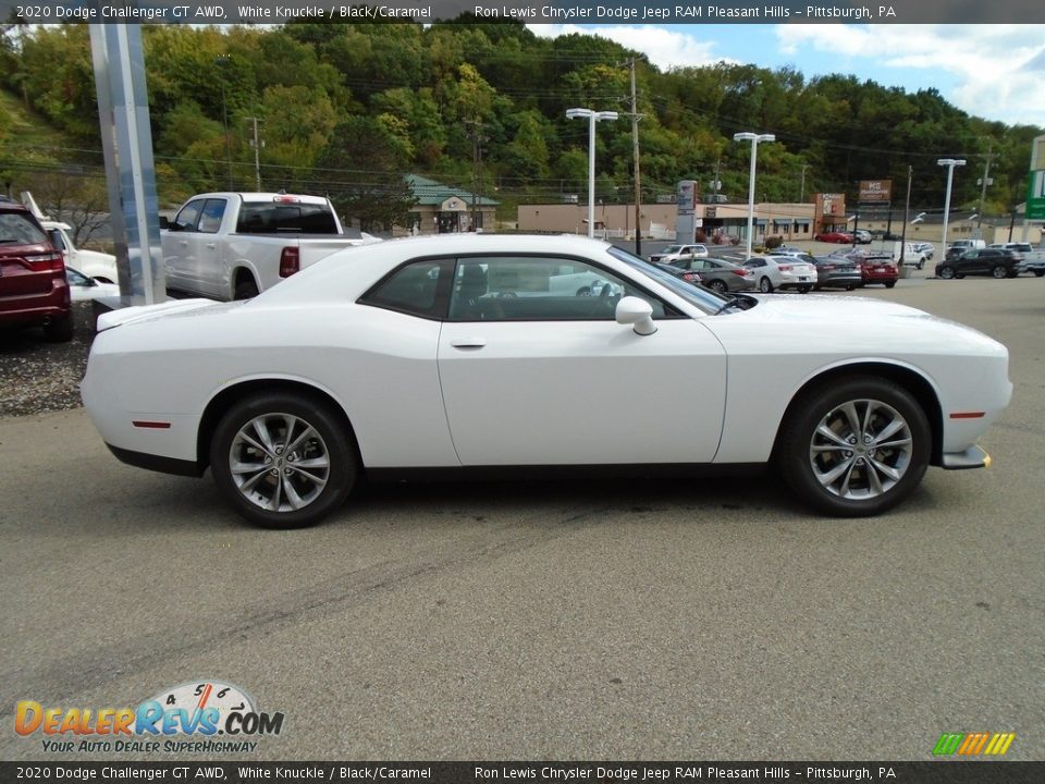 2020 Dodge Challenger GT AWD White Knuckle / Black/Caramel Photo #2