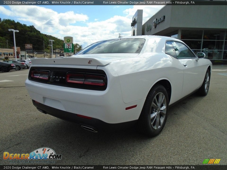 2020 Dodge Challenger GT AWD White Knuckle / Black/Caramel Photo #3