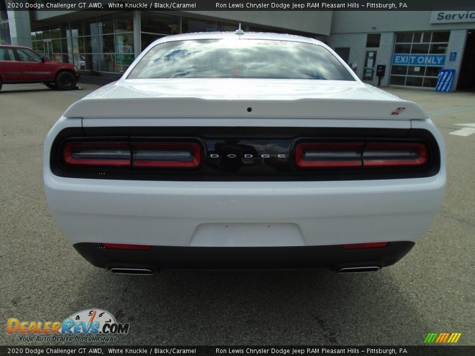 2020 Dodge Challenger GT AWD White Knuckle / Black/Caramel Photo #4