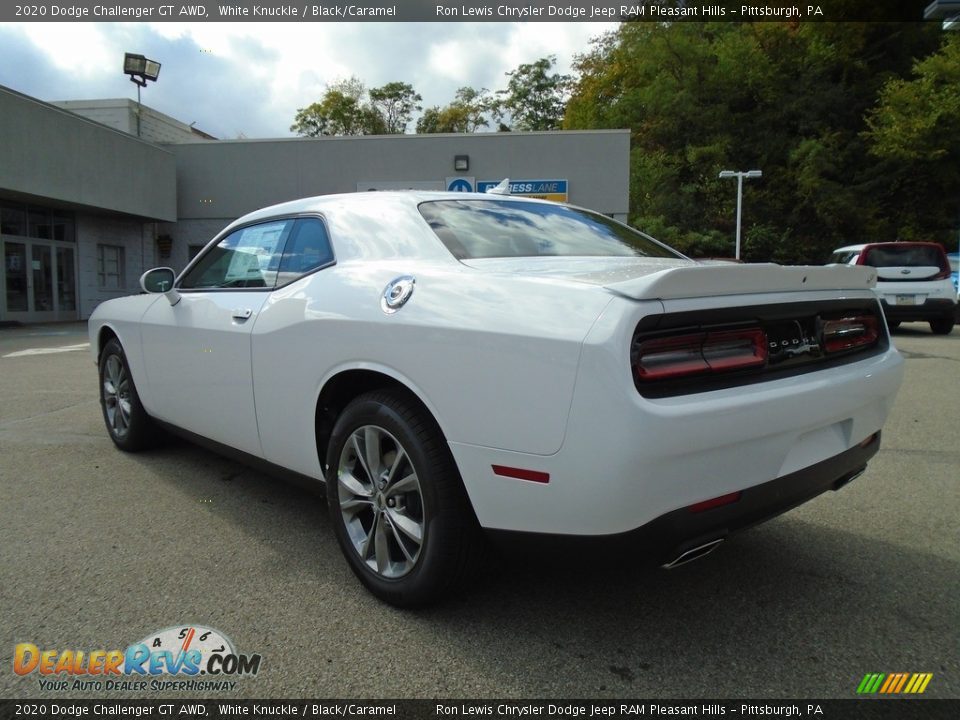 2020 Dodge Challenger GT AWD White Knuckle / Black/Caramel Photo #10