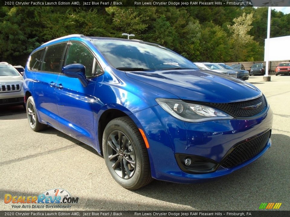 2020 Chrysler Pacifica Launch Edition AWD Jazz Blue Pearl / Black Photo #3