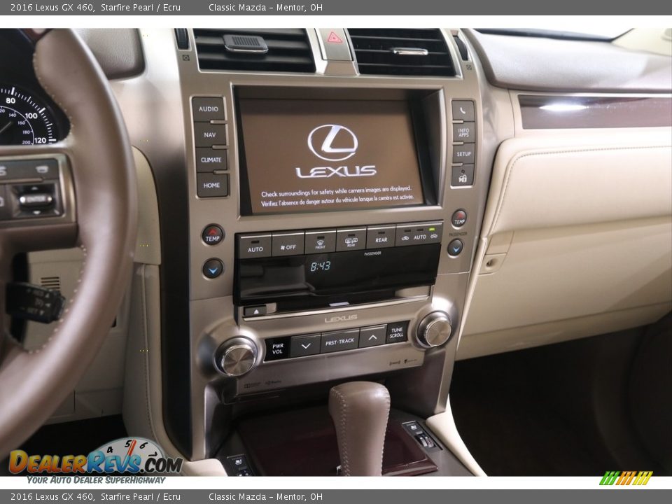 2016 Lexus GX 460 Starfire Pearl / Ecru Photo #9