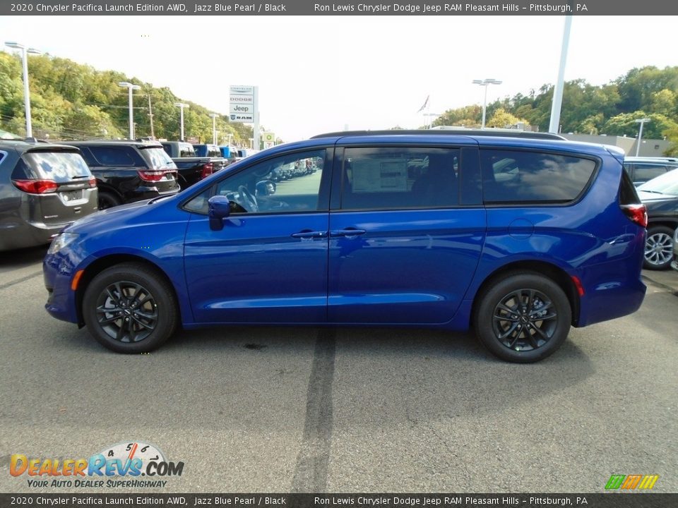 2020 Chrysler Pacifica Launch Edition AWD Jazz Blue Pearl / Black Photo #7