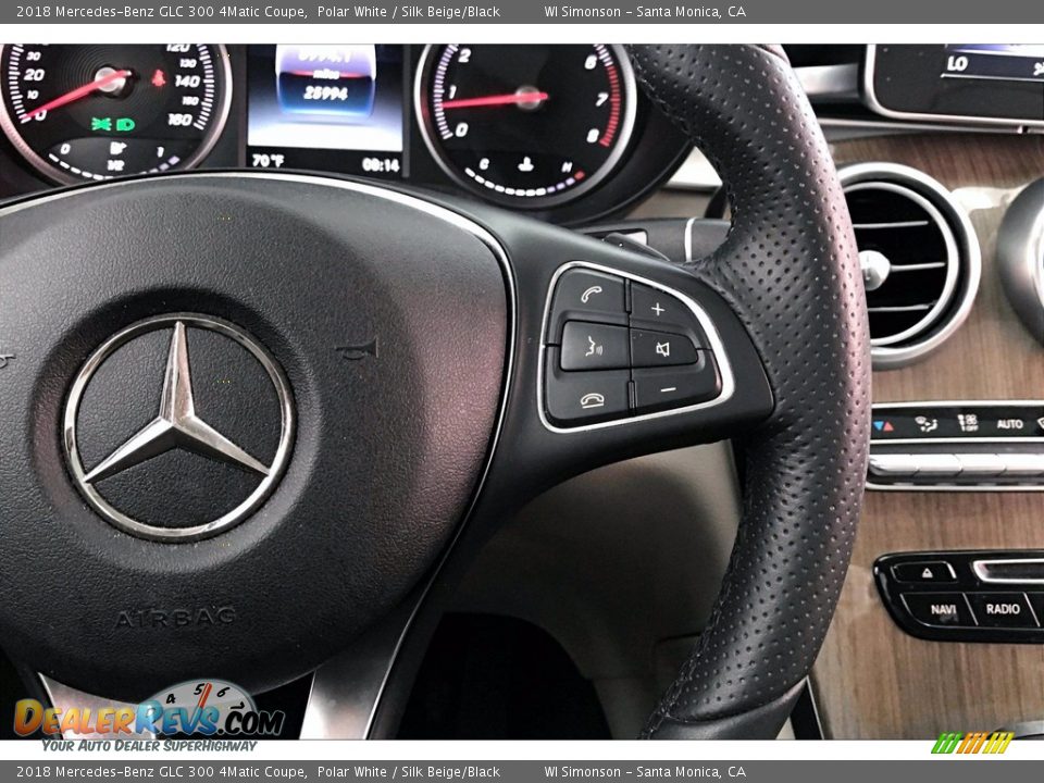 Controls of 2018 Mercedes-Benz GLC 300 4Matic Coupe Photo #19