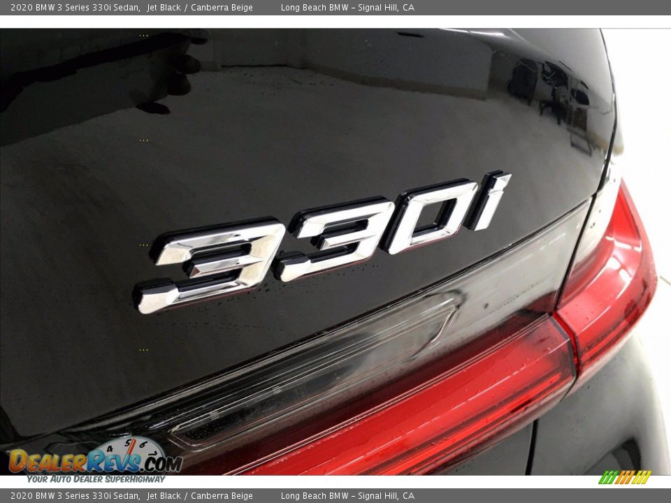 2020 BMW 3 Series 330i Sedan Jet Black / Canberra Beige Photo #16
