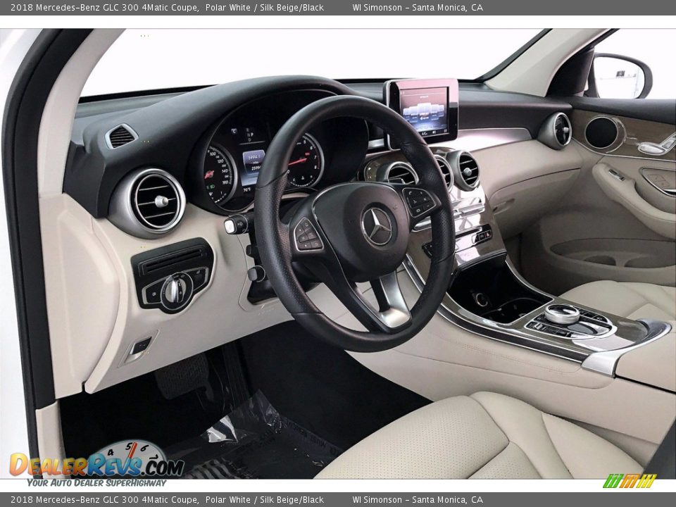 Silk Beige/Black Interior - 2018 Mercedes-Benz GLC 300 4Matic Coupe Photo #22