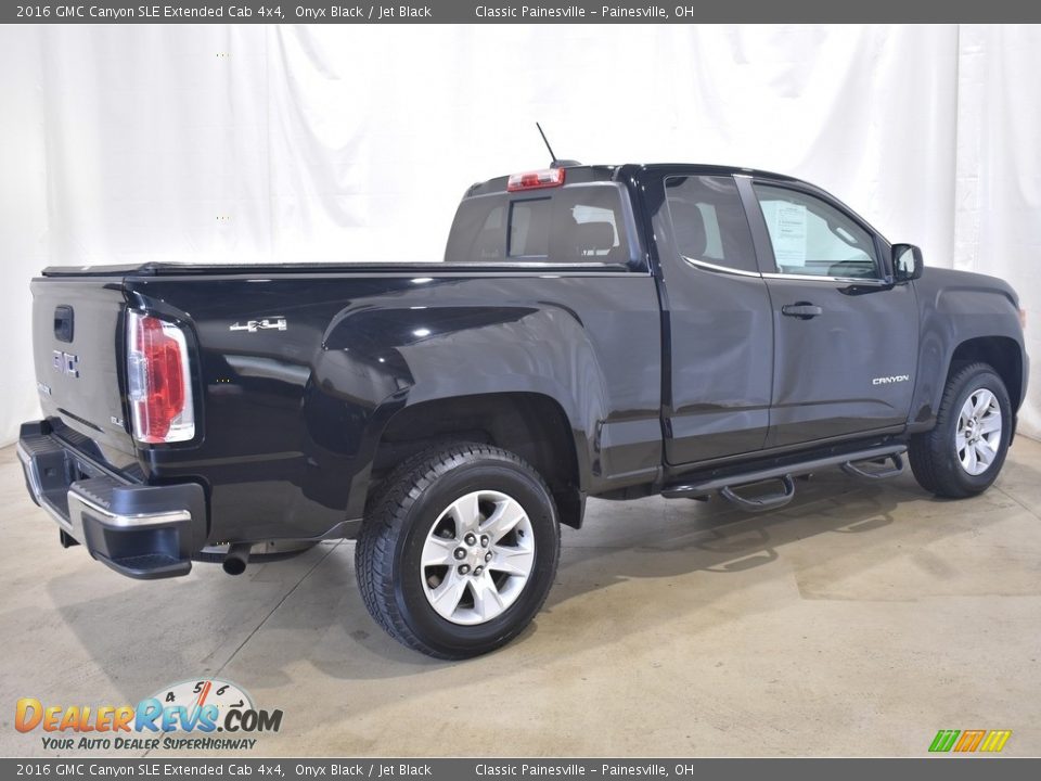 2016 GMC Canyon SLE Extended Cab 4x4 Onyx Black / Jet Black Photo #2