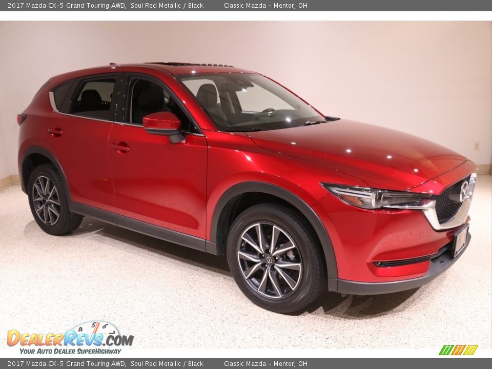 2017 Mazda CX-5 Grand Touring AWD Soul Red Metallic / Black Photo #1