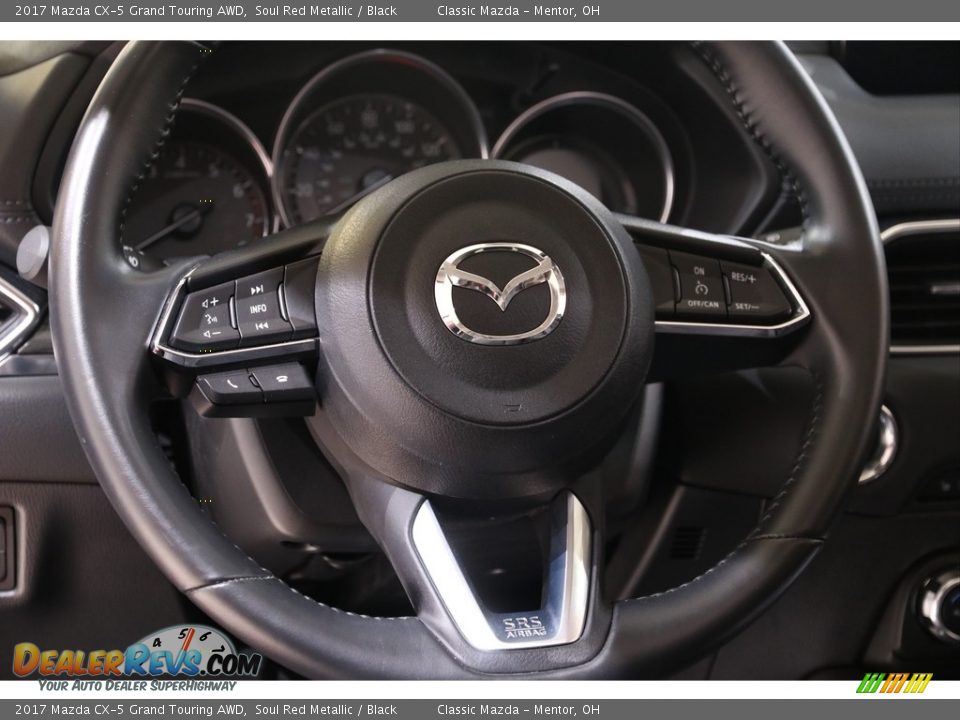 2017 Mazda CX-5 Grand Touring AWD Soul Red Metallic / Black Photo #7