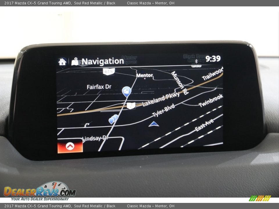 2017 Mazda CX-5 Grand Touring AWD Soul Red Metallic / Black Photo #10