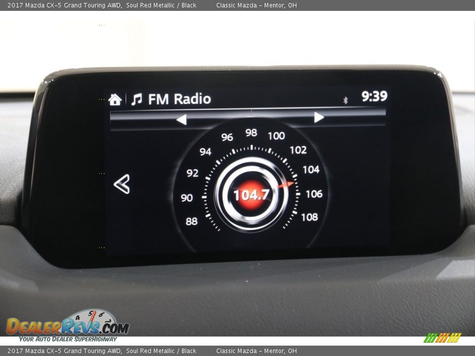 2017 Mazda CX-5 Grand Touring AWD Soul Red Metallic / Black Photo #11