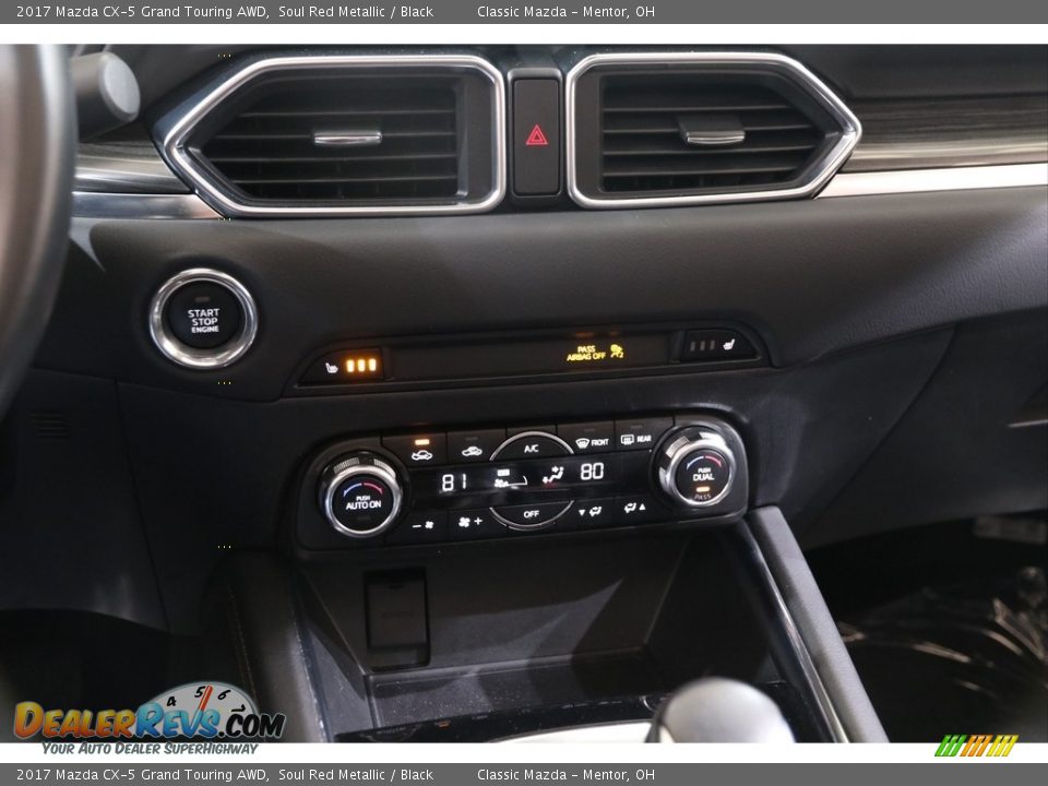 2017 Mazda CX-5 Grand Touring AWD Soul Red Metallic / Black Photo #13