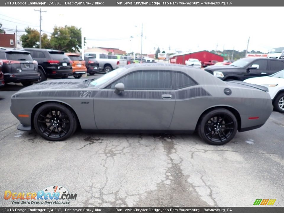 2018 Dodge Challenger T/A 392 Destroyer Gray / Black Photo #3