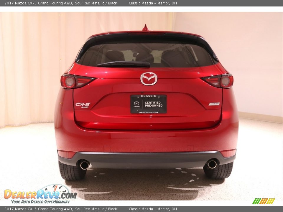 2017 Mazda CX-5 Grand Touring AWD Soul Red Metallic / Black Photo #18