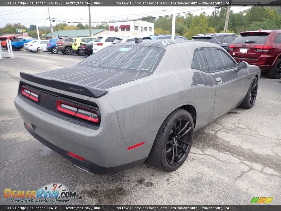 2018 Dodge Challenger T/A 392 Destroyer Gray / Black Photo #6