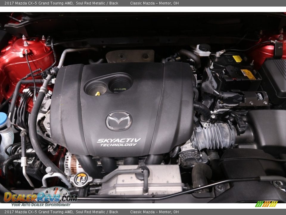 2017 Mazda CX-5 Grand Touring AWD Soul Red Metallic / Black Photo #19