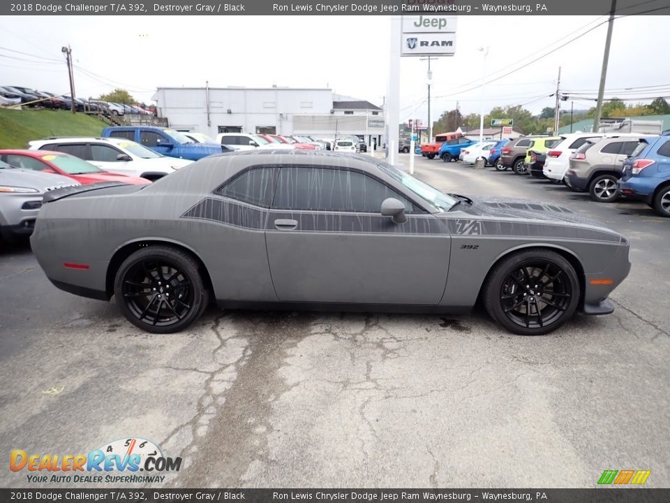 2018 Dodge Challenger T/A 392 Destroyer Gray / Black Photo #7