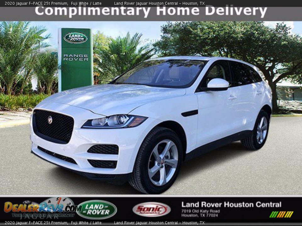 2020 Jaguar F-PACE 25t Premium Fuji White / Latte Photo #1