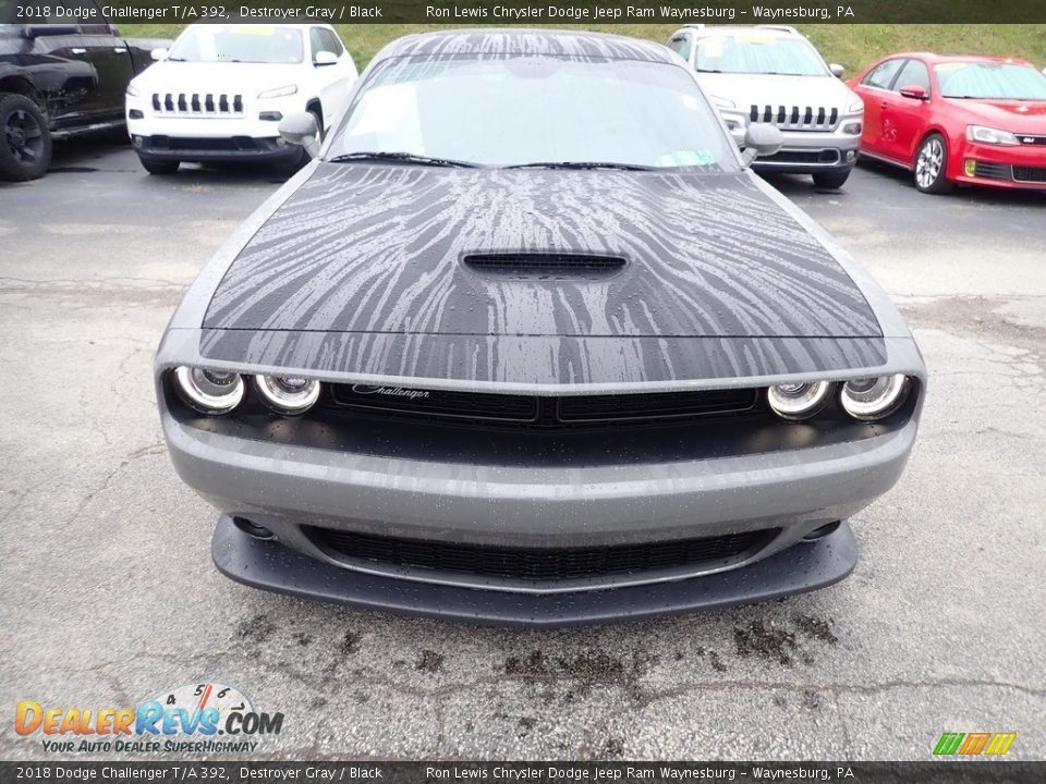 2018 Dodge Challenger T/A 392 Destroyer Gray / Black Photo #9