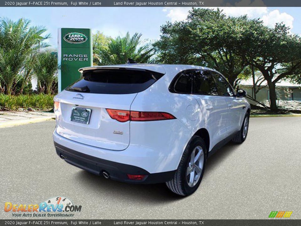 2020 Jaguar F-PACE 25t Premium Fuji White / Latte Photo #3