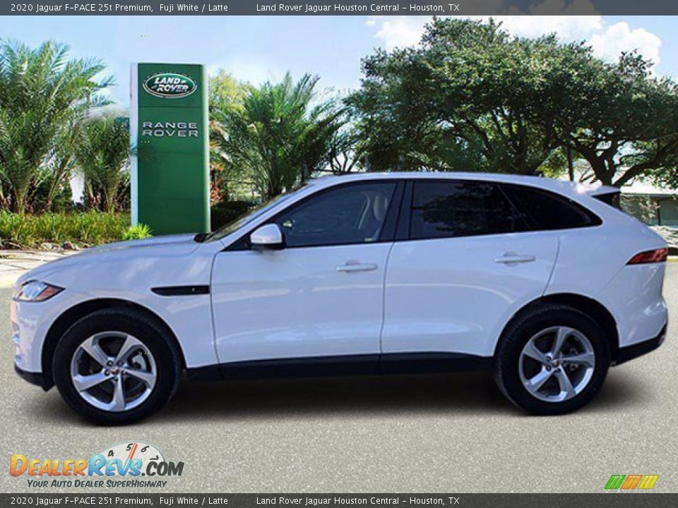 2020 Jaguar F-PACE 25t Premium Fuji White / Latte Photo #7