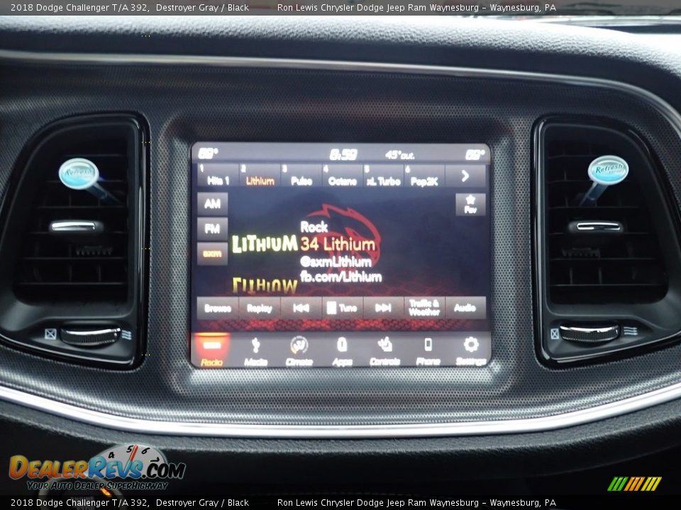 2018 Dodge Challenger T/A 392 Destroyer Gray / Black Photo #16