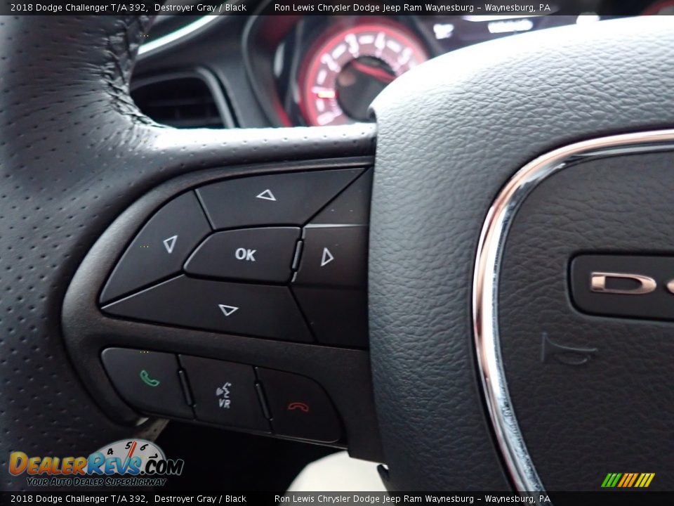 2018 Dodge Challenger T/A 392 Destroyer Gray / Black Photo #20