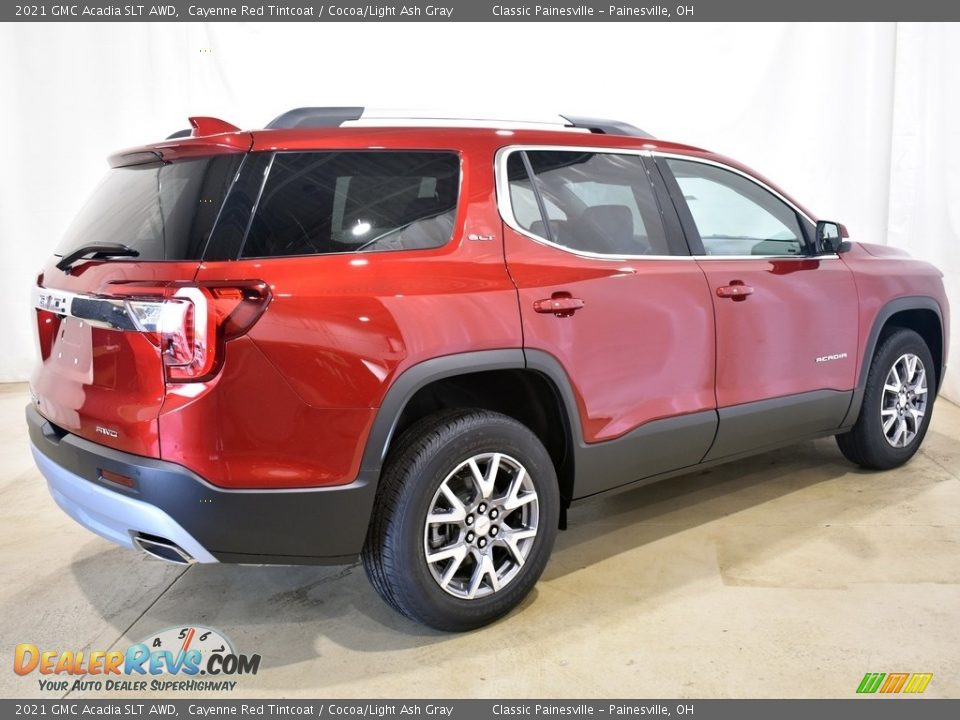 2021 GMC Acadia SLT AWD Cayenne Red Tintcoat / Cocoa/Light Ash Gray Photo #2