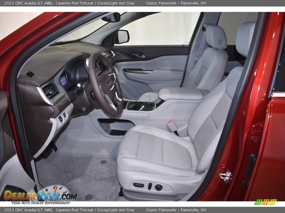 Cocoa/Light Ash Gray Interior - 2021 GMC Acadia SLT AWD Photo #6