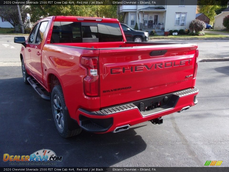 2020 Chevrolet Silverado 1500 RST Crew Cab 4x4 Red Hot / Jet Black Photo #5