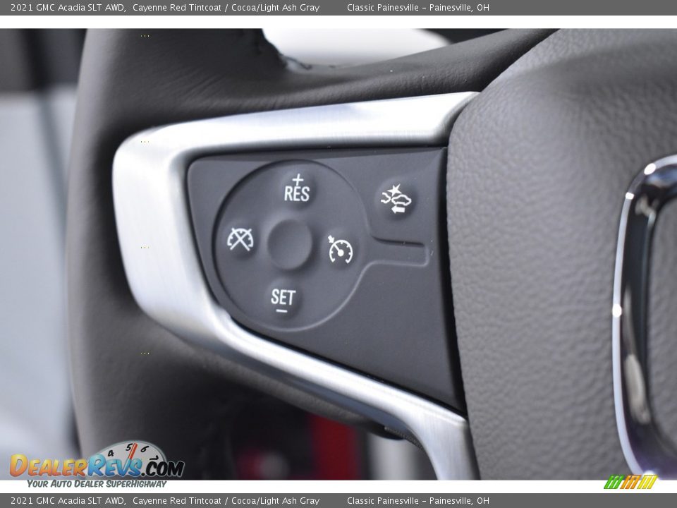 2021 GMC Acadia SLT AWD Steering Wheel Photo #11