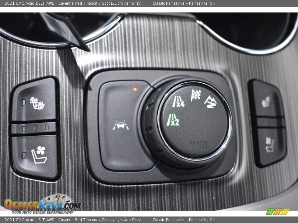 Controls of 2021 GMC Acadia SLT AWD Photo #12