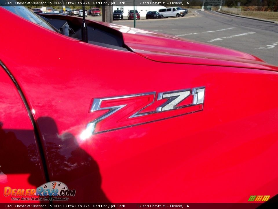 2020 Chevrolet Silverado 1500 RST Crew Cab 4x4 Red Hot / Jet Black Photo #11