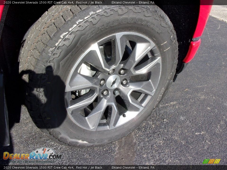 2020 Chevrolet Silverado 1500 RST Crew Cab 4x4 Red Hot / Jet Black Photo #12