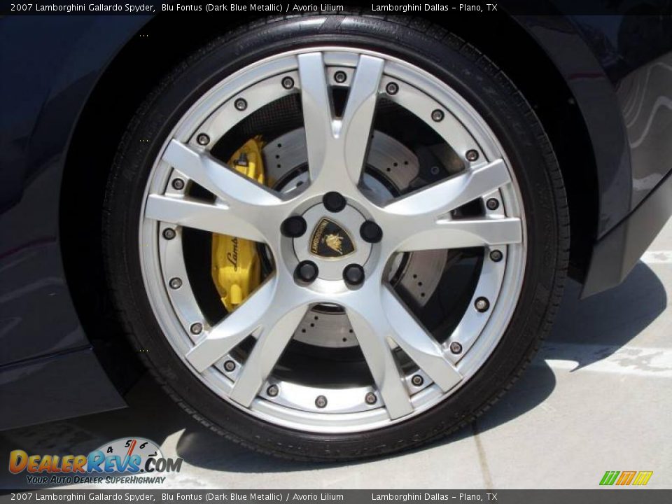 2007 Lamborghini Gallardo Spyder Blu Fontus (Dark Blue Metallic) / Avorio Lilium Photo #5