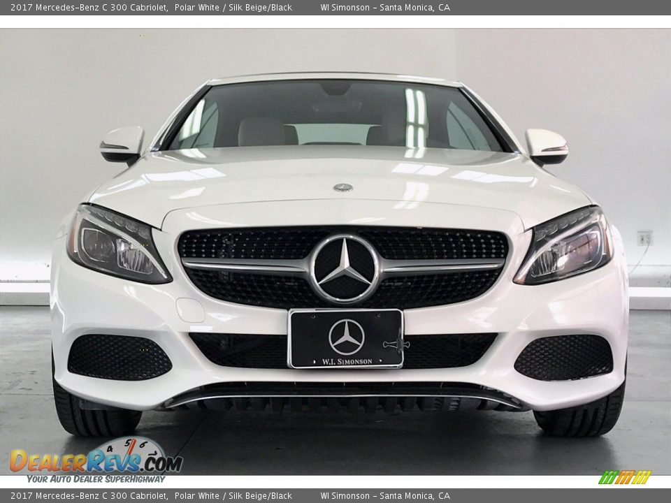 2017 Mercedes-Benz C 300 Cabriolet Polar White / Silk Beige/Black Photo #2