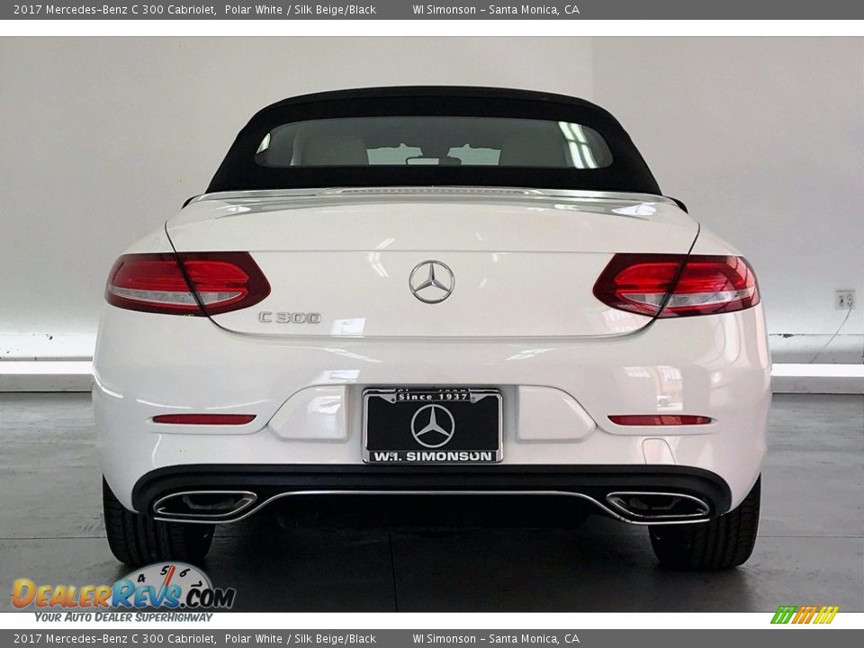 2017 Mercedes-Benz C 300 Cabriolet Polar White / Silk Beige/Black Photo #3