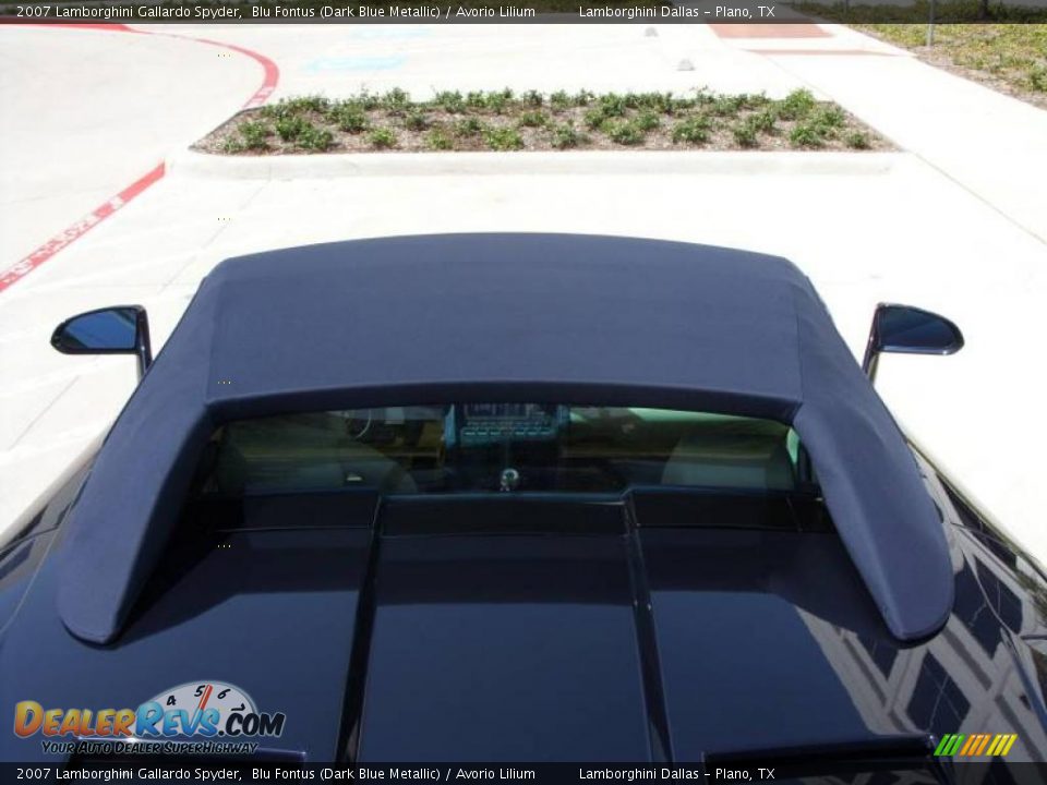 2007 Lamborghini Gallardo Spyder Blu Fontus (Dark Blue Metallic) / Avorio Lilium Photo #8