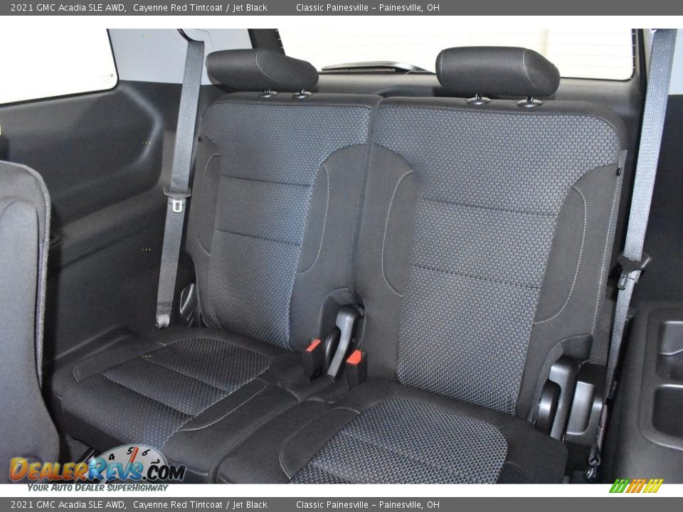 Rear Seat of 2021 GMC Acadia SLE AWD Photo #9
